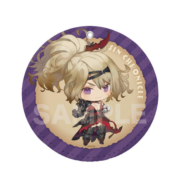 『シン・クロニクル』レザーコースターキーホルダー 03 ヴィオレット